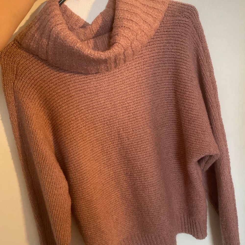 Pink rose pink sweater